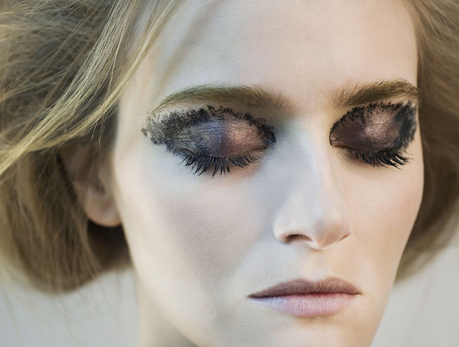 makeup_chanel Inspiration: Textured Eyeshadow at Chanel A/W 2010
