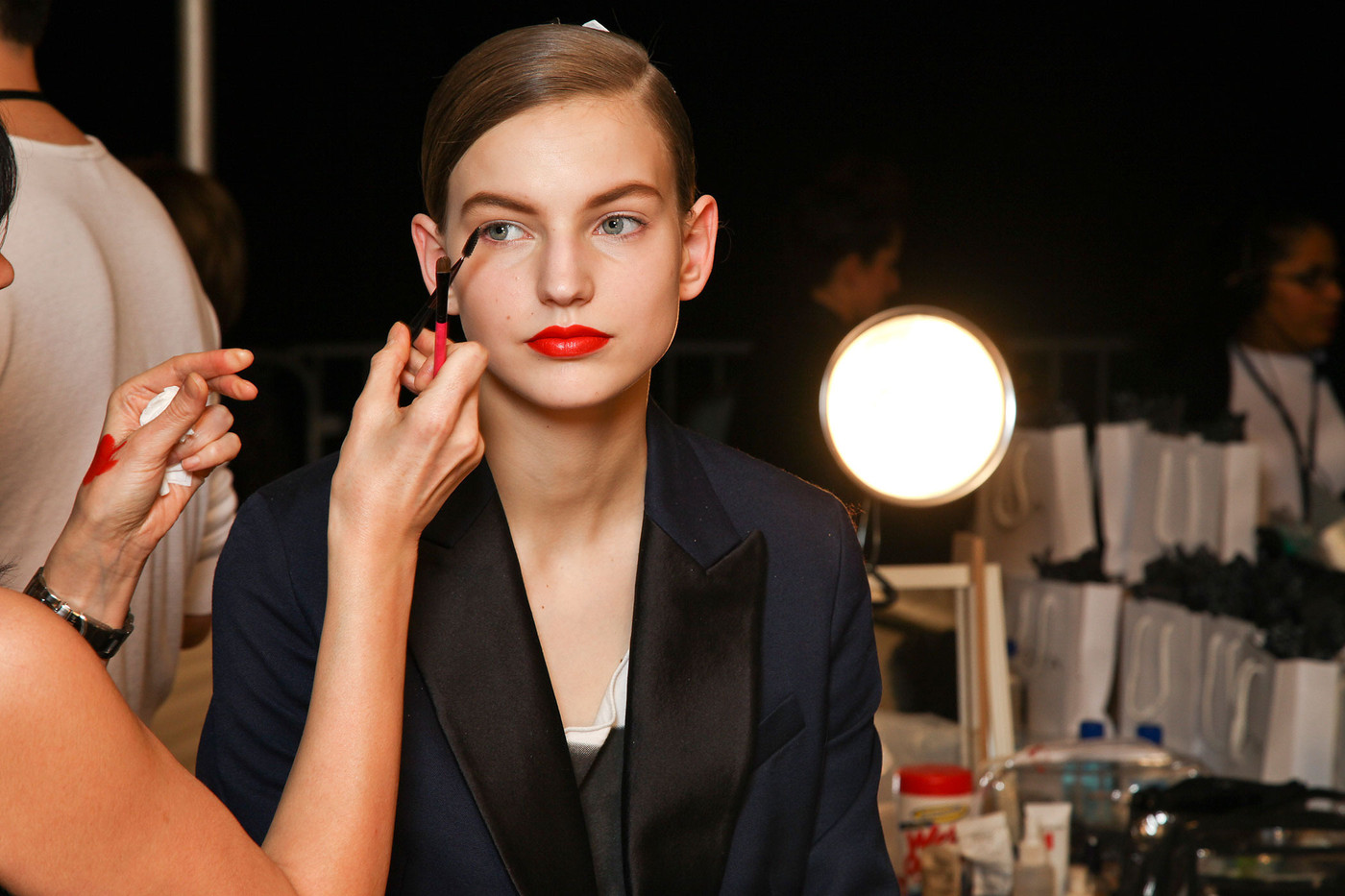 Backstage Red Lips NYFW A/W 2012 – Part 2