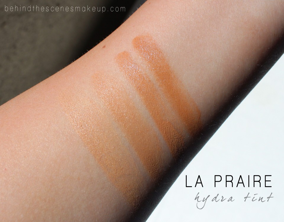 La Prairie Hydra Tint Swatches