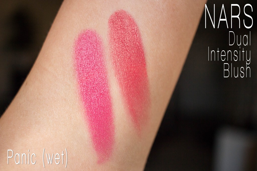 NARS Dual Intensity Blush in Panic Swatches