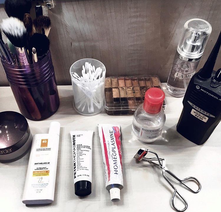 A simple setup for natural makeup