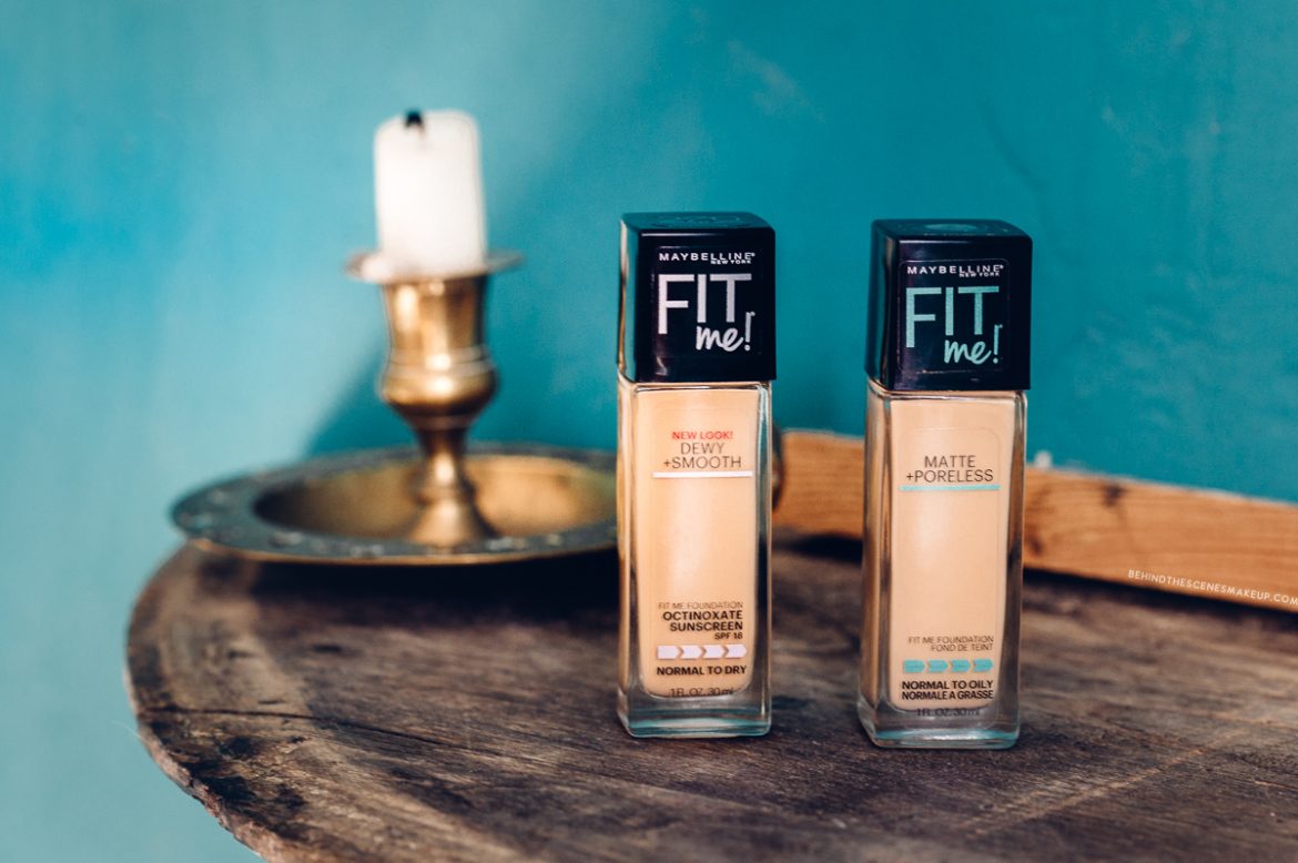 Maybelline Fit Me Foundation Review // Matte + Poreless | Dewy + Smooth
